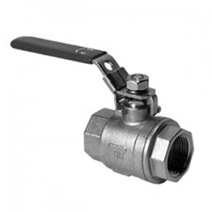 Single ball valve