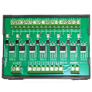 DIN Rail eight X power switch